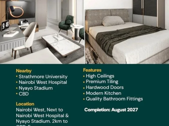 VINEWOOD APARTMENTS IN NAIROBI WEST - MODERN CITY LIVING